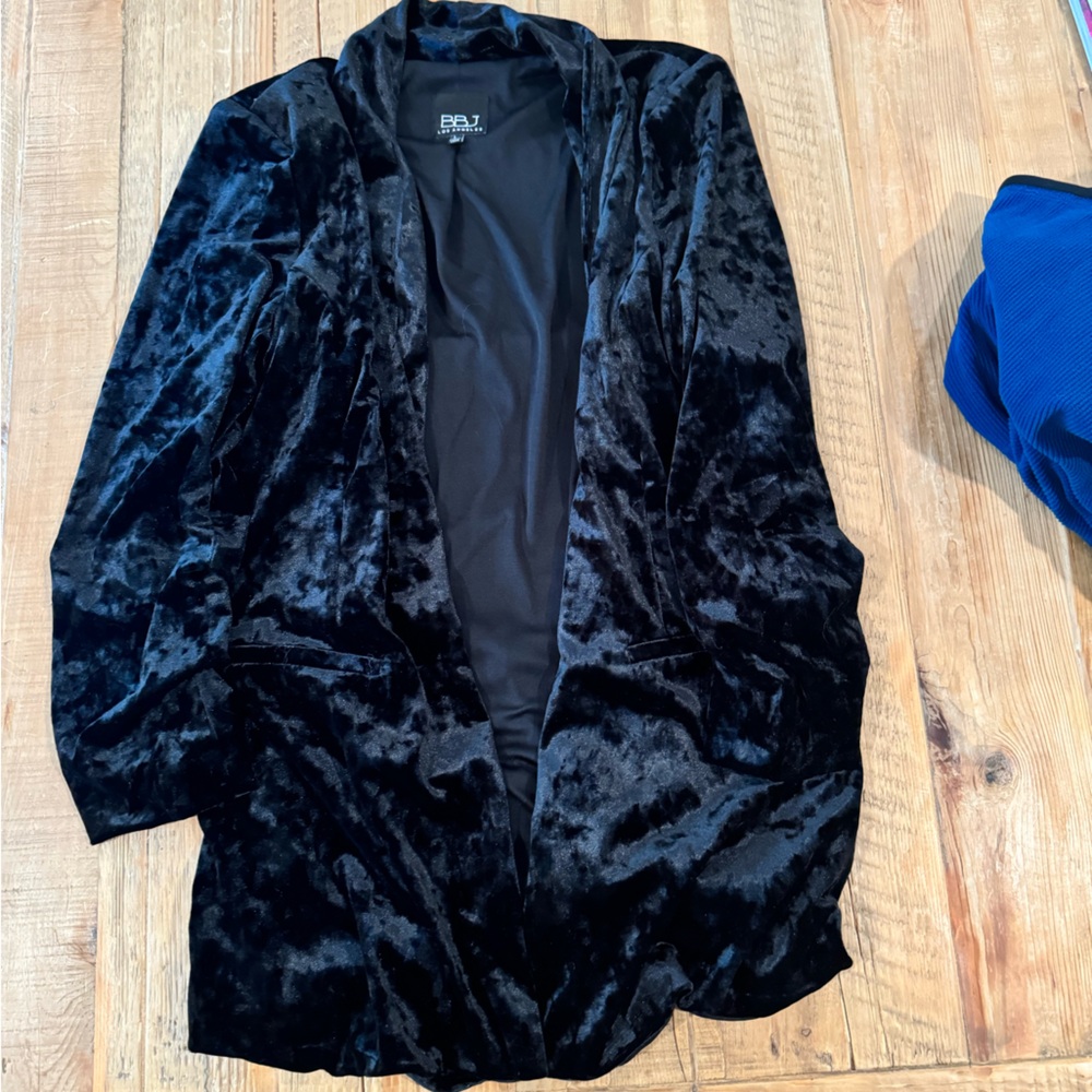 BBJ Velvet Crushed Blazer